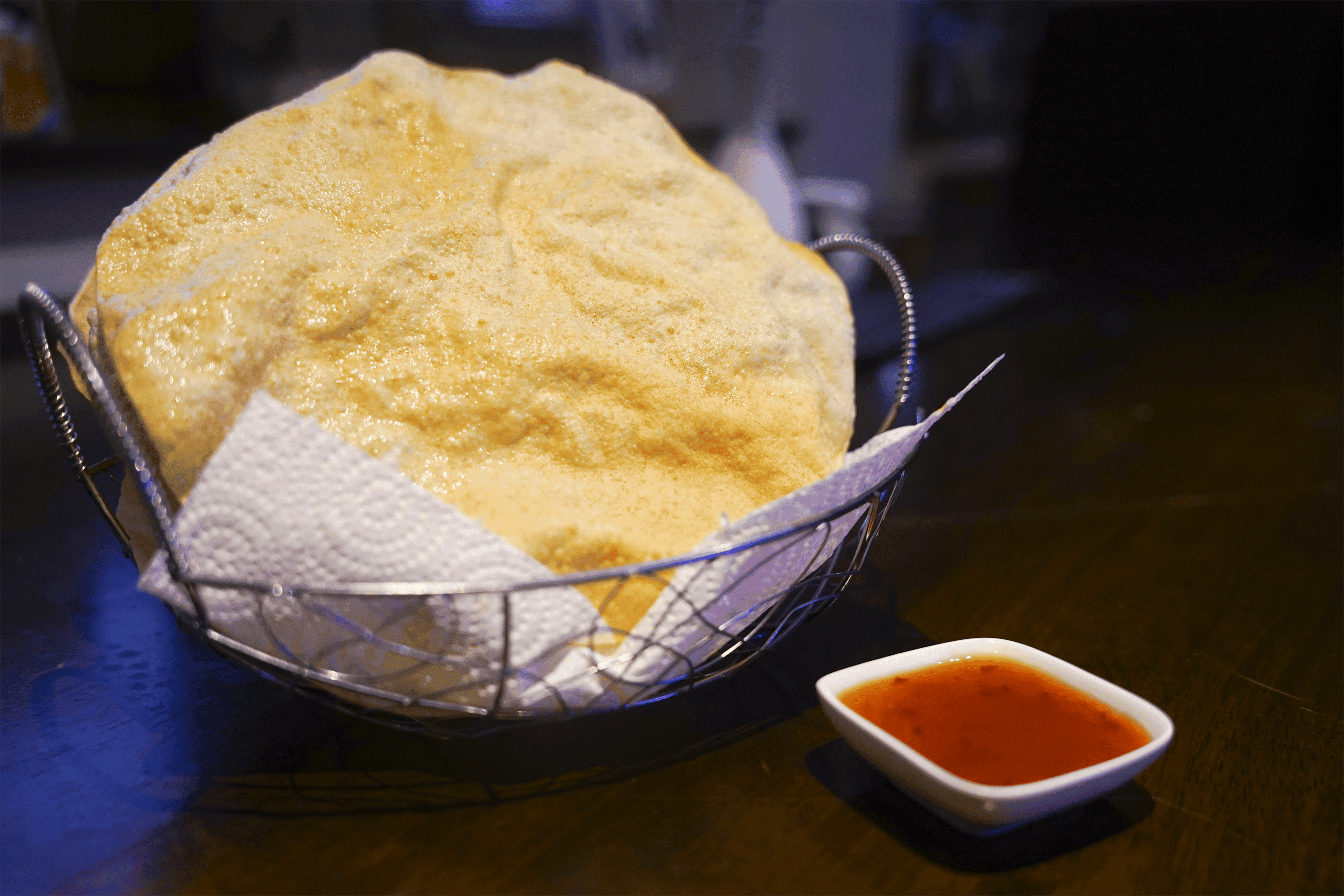 Papadam mit Dip